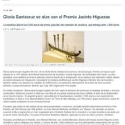 PRIMER PREMIO ESCULTURA JACINTO HIGUERAS PUBLICACIÓN